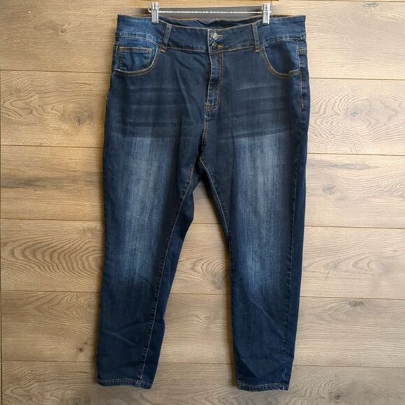 Unbranded High Rise Skinny Ankle Jeans Women's Plus Size 20W - Picture 1 of 8